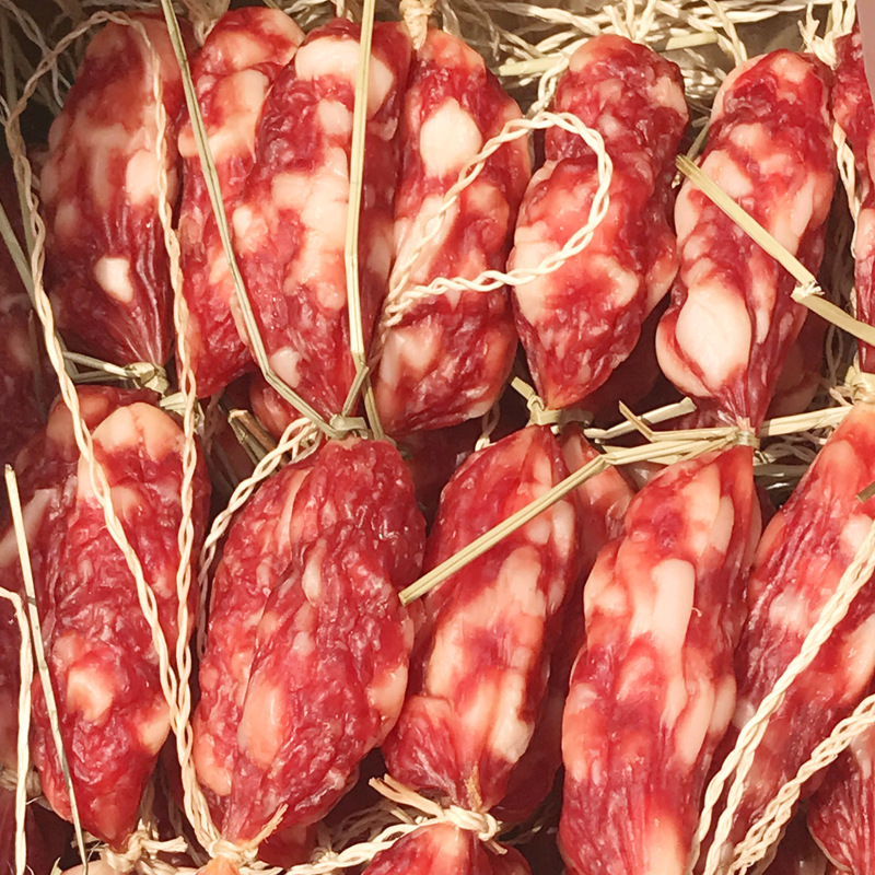 广式腊肠 短肠粒肠广东农家肠东莞肠 大粒红润透亮二八肥瘦腊肠