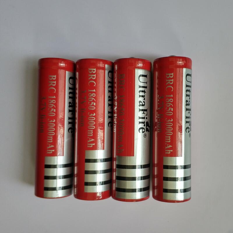 全新li-ion battery 18650锂电池3000mah 3.7v尖头大容量充电电池
