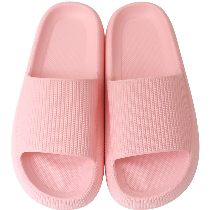 Summer Platform plus Slippers for Women Home Indoor Bathroom Bath Home Soft Bottom Slippers for Men Summer Fashion Outdoor