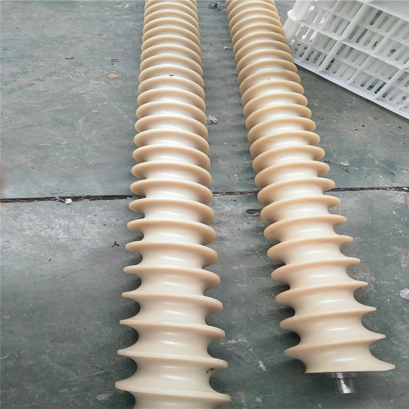 定制加工尼龙螺旋 食品灌装机械用塑料螺旋进瓶推进器 尼龙螺旋杆