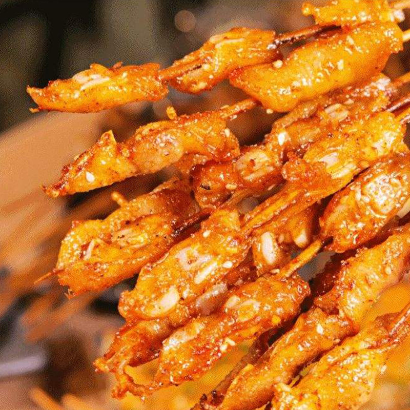 烧烤串串食材鸡脚筋大串原味鸡爪头鸡脚筋半成品生鲜冷冻20串