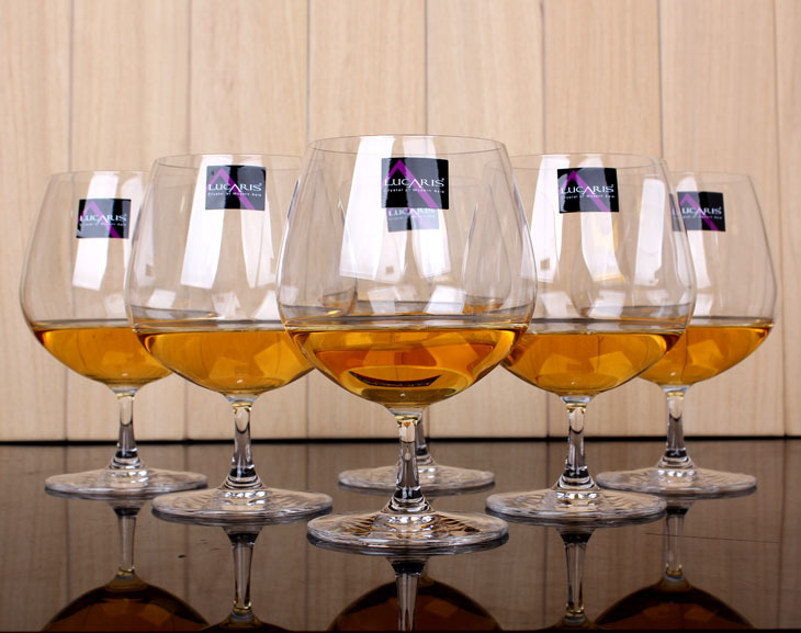 包邮!泰国进口水晶红酒杯洋酒杯 xo酒杯 白兰地酒杯650ml