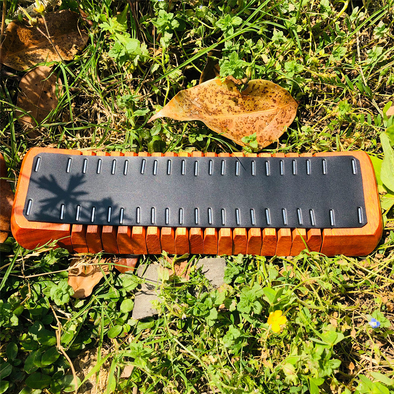 爆款奥尔夫乐器儿童打击乐器 木质齿木早教儿童舞蹈红色齿木