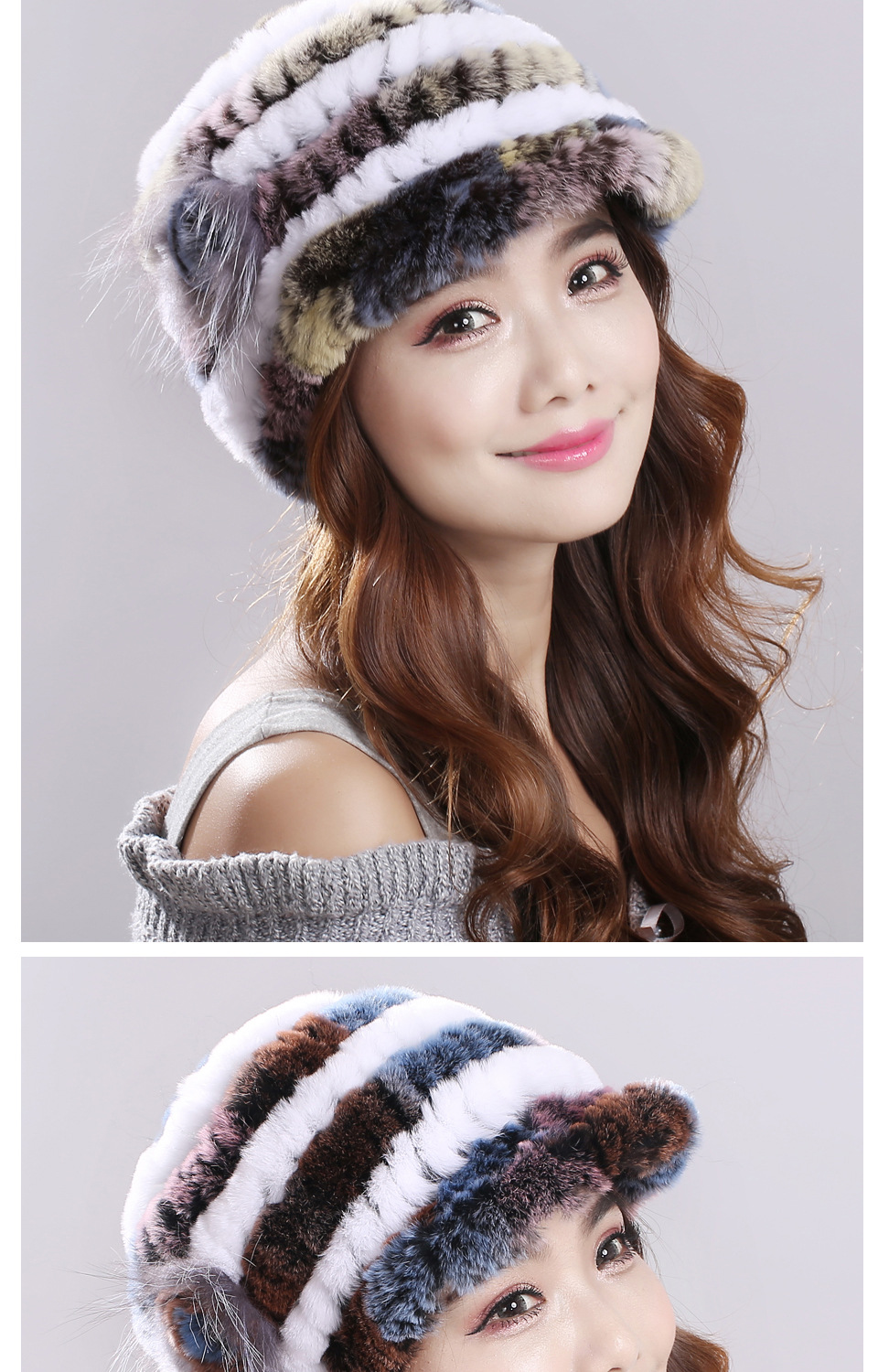 帽子冬女冬季皮草韩版潮时尚秋冬冬天兔毛百搭女士獭兔风雪帽