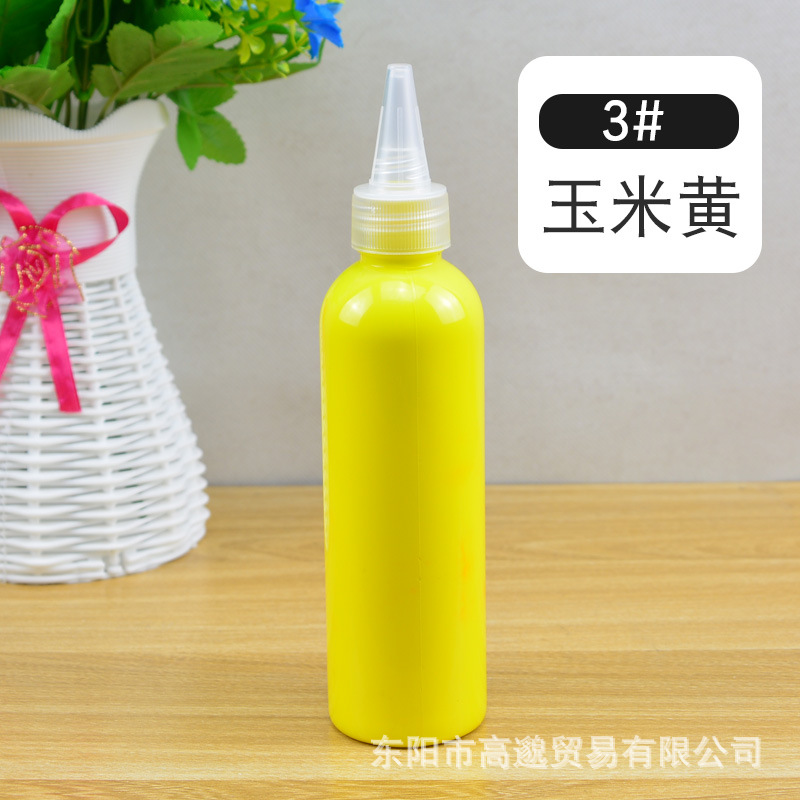 200ml Large Bottle Acrylic Paint Oily Highlight Diy Vinyl Doll White Embryo Coloring Painting 22 Color Set