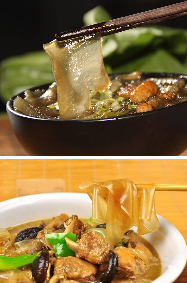 5斤包邮 纯红薯小粉皮手工地瓜粉皮凉皮山东农家自制山芋粉皮