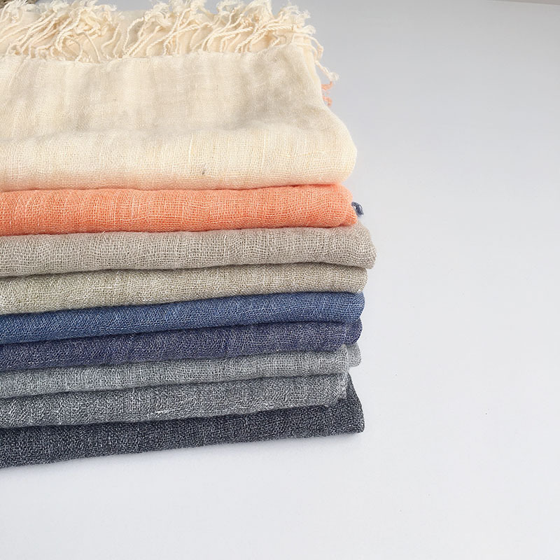 100% Linen Solid Colour Men's' Scarves Summer Spring Japanese Style Air Conditional Shawls Large Size Wraps With Tassels 45x200cm 1 Mallzona 16207886210 1234947732 100% Linen Solid Colour Men's' Scarves Summer Spring Japanese Style Air Conditional Shawls Large Size Wraps With Tassels 45x200cm Mallzona