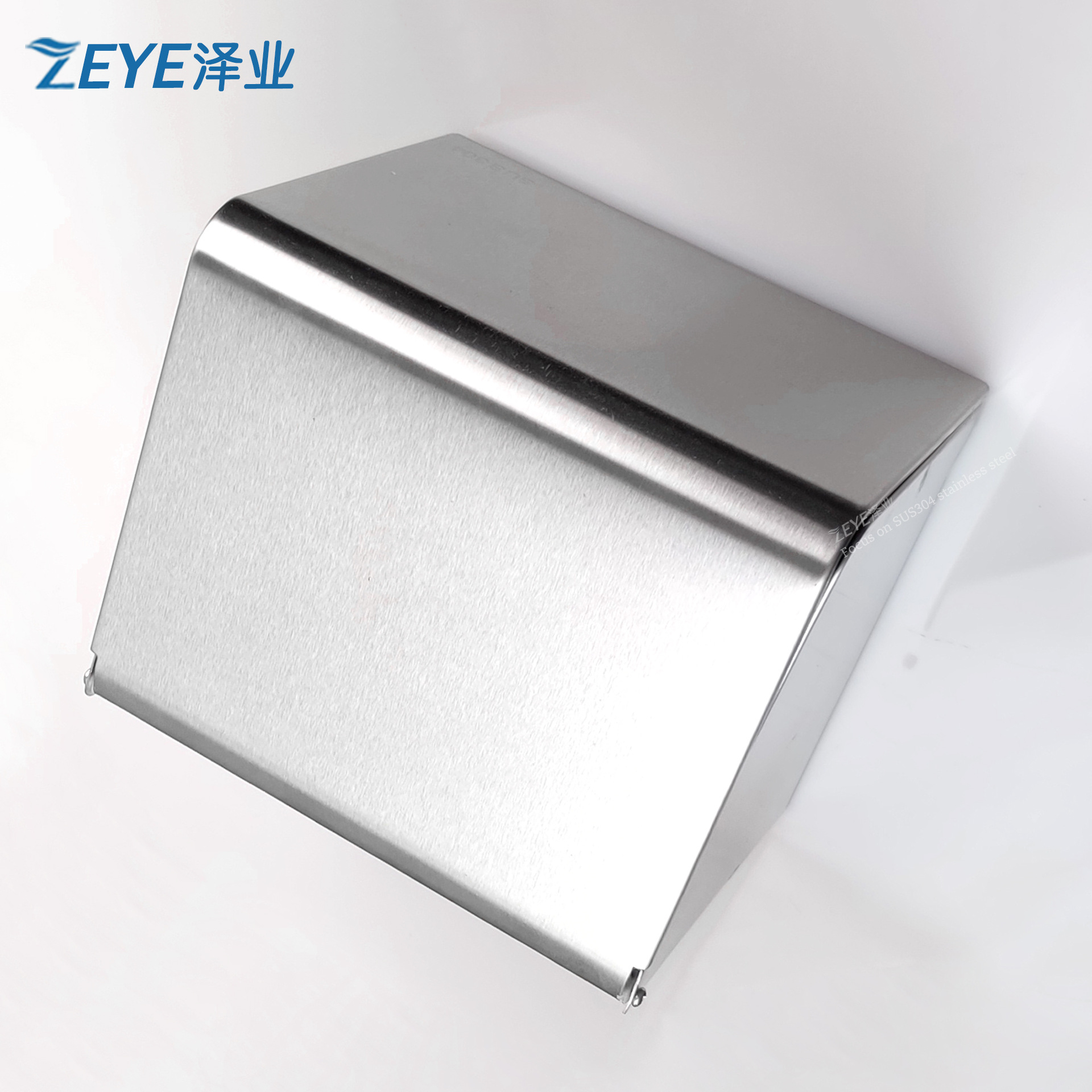 304不锈钢卫生间纸巾盒 免打孔厕所卫生纸盒厕纸盒防水抽纸盒拉丝