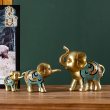 活动欧式风水大象摆件树脂创意动物家装工艺饰品礼品客厅装饰