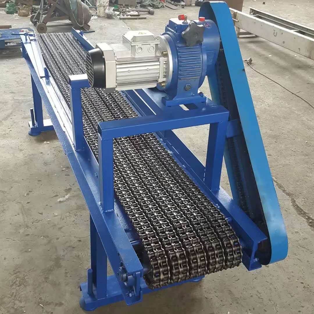 供应链条输送机 16a-2双排碳钢链条传送带工业流水线链条传送设备