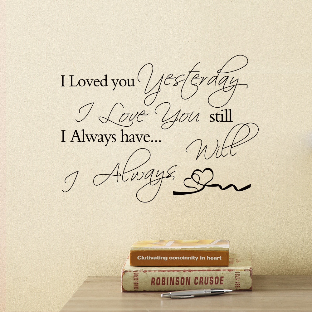 4万块live love 蝴蝶箴言可移除墙贴房间装饰电视背景墙贴