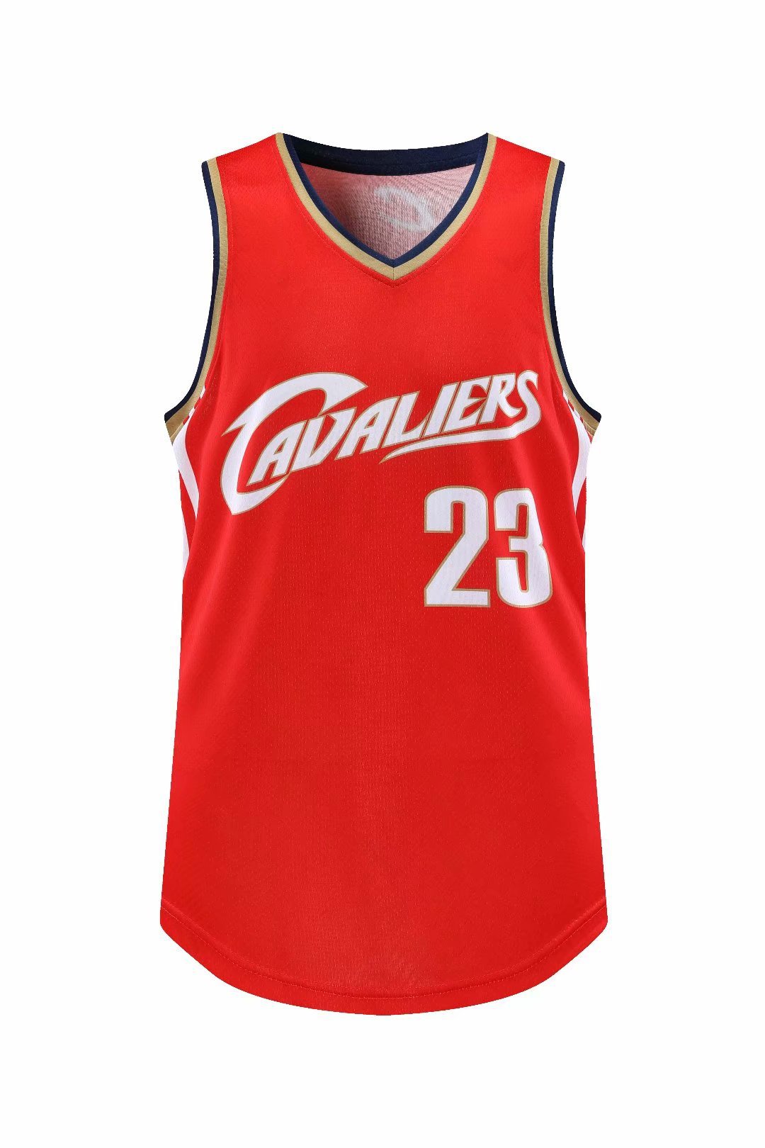 球衣批发复古骑士队小皇帝23号詹姆斯篮球球衣james全身印数码印