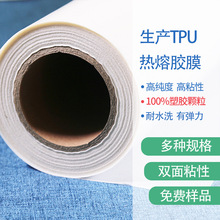 笙产TPU热熔胶膜 用于服装鞋材面料皮革粘接 弹力耐水洗粘胶剂