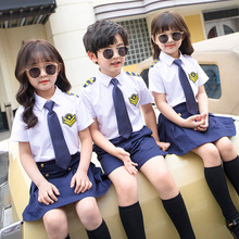 幼儿园园服夏装男女童空军服六一表演服校服套装小学生班服老师服
