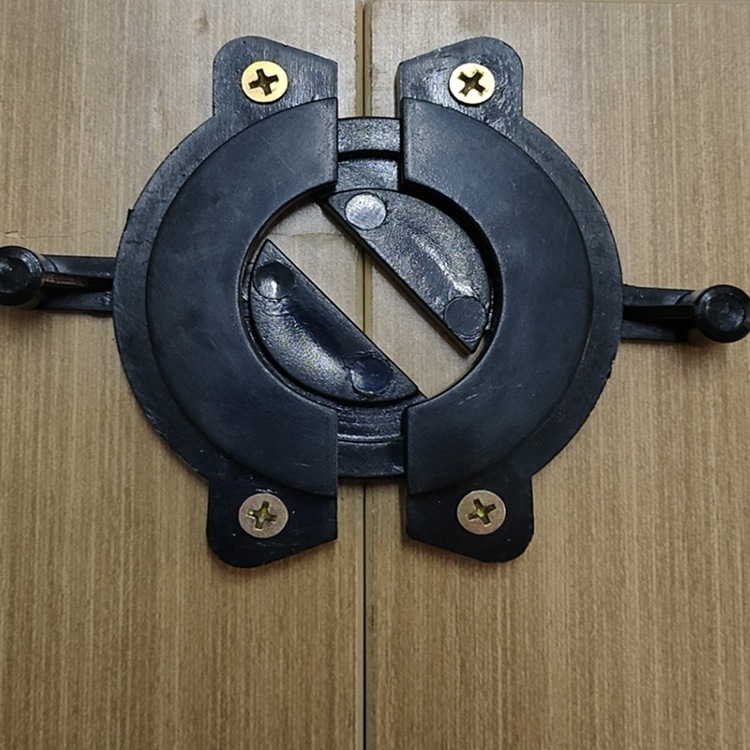 桌面连接器学生桌板块拼接件圆形连接器塑料平接器