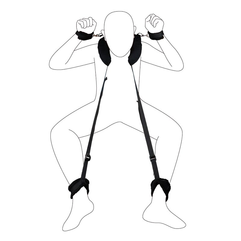 sm分腿带调教调情玩具体位固定成人情趣用品捆绑束缚带枕头性用品