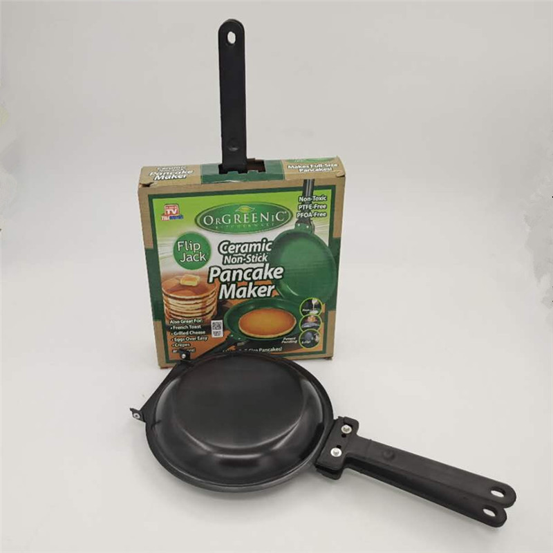 Cross-Border Pan Roasting Pot Cake Pan Non-Stick Frying Pan Fast Double-Sided Frying Pan