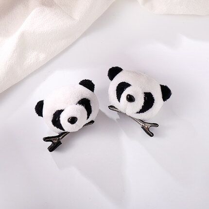 小熊猫发箍毛绒大熊猫发卡呆萌毛球发饰旅游纪念品景区爆款头箍