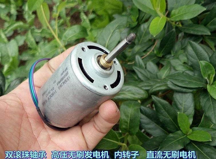 小马达发电机 永动 磁力微型diy高压220v双轴承内转子