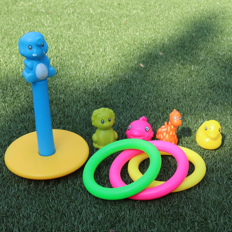 儿童创意套圈 叠叠乐玩具 亲子投掷套圈 批发地摊幼儿园教学新款