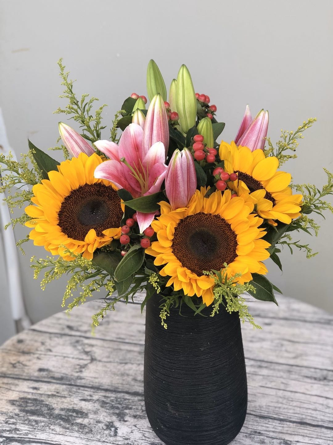 【顺丰鲜花】百合花向日葵花束云南昆明斗南鲜花直批基地真花代发