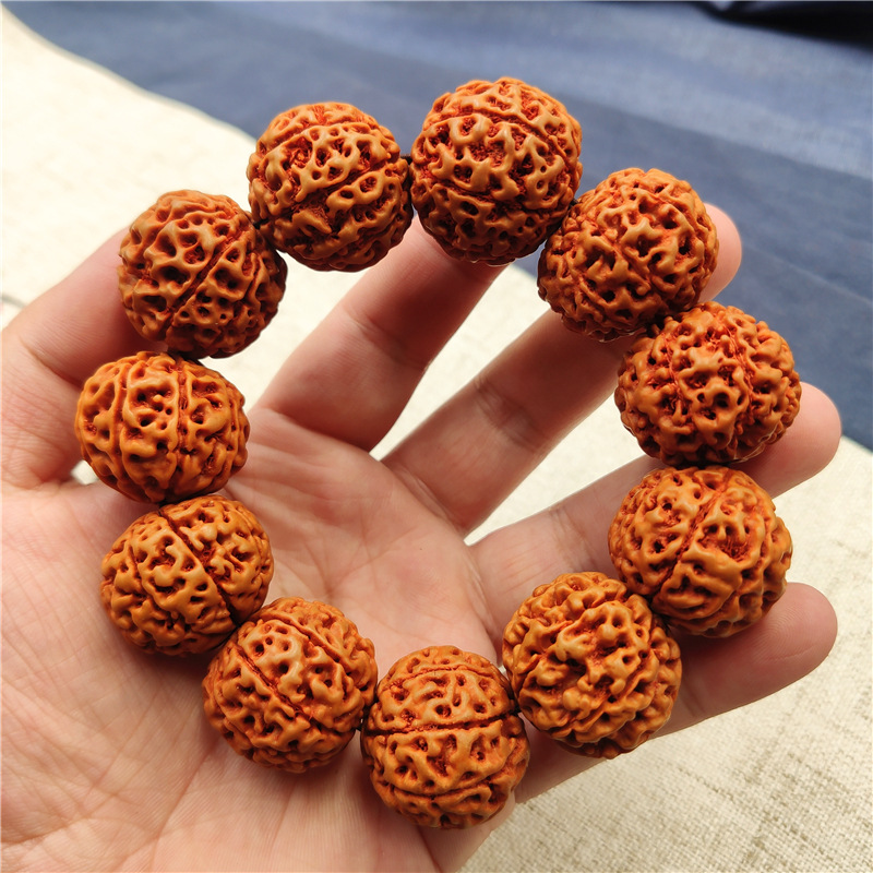 印尼大金刚菩提子手串 精选6六瓣7七瓣8八瓣 印尼落地红金刚 手链