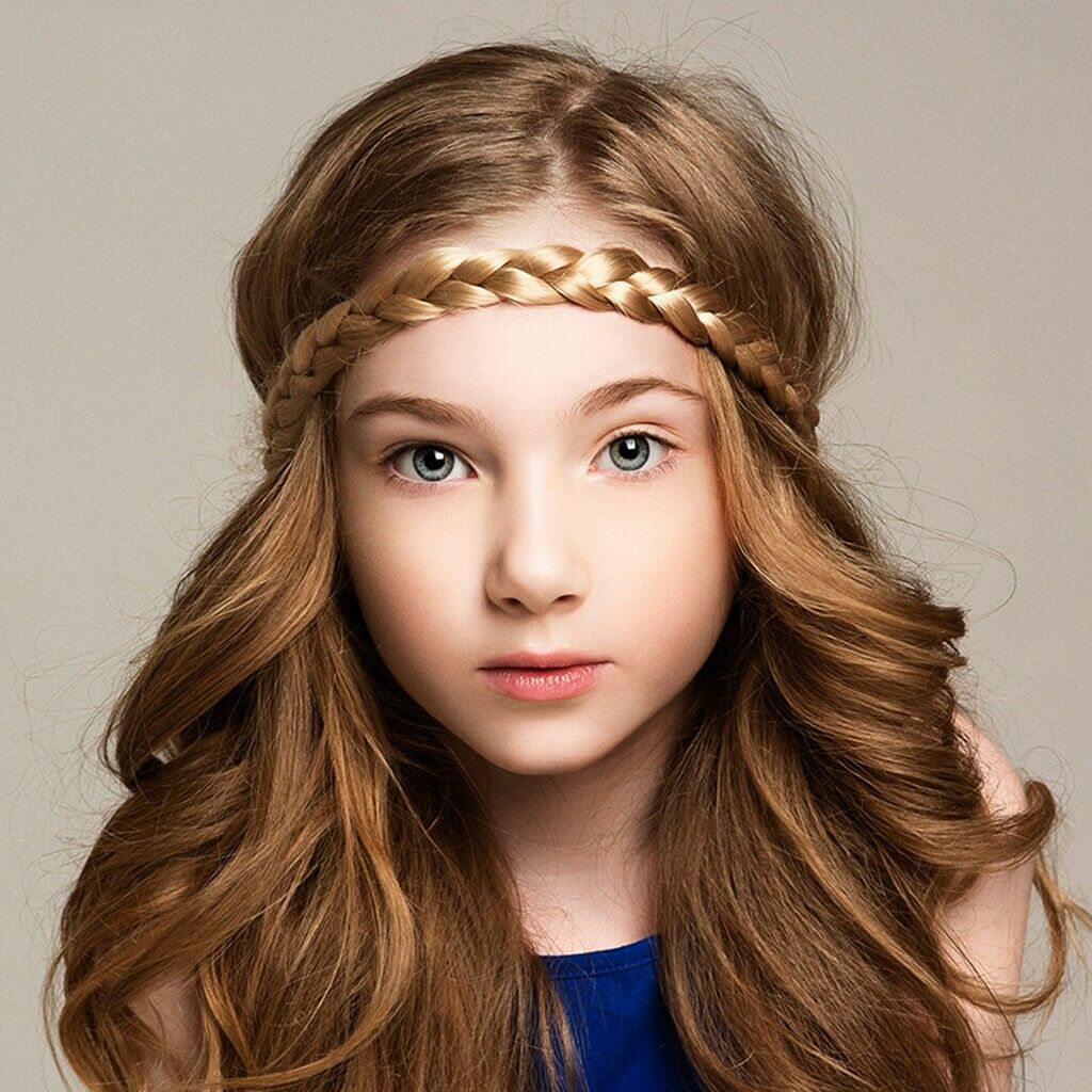 编织五股发辫时尚假发清新复古辫子波西米亚发箍麻花辫子发箍发带