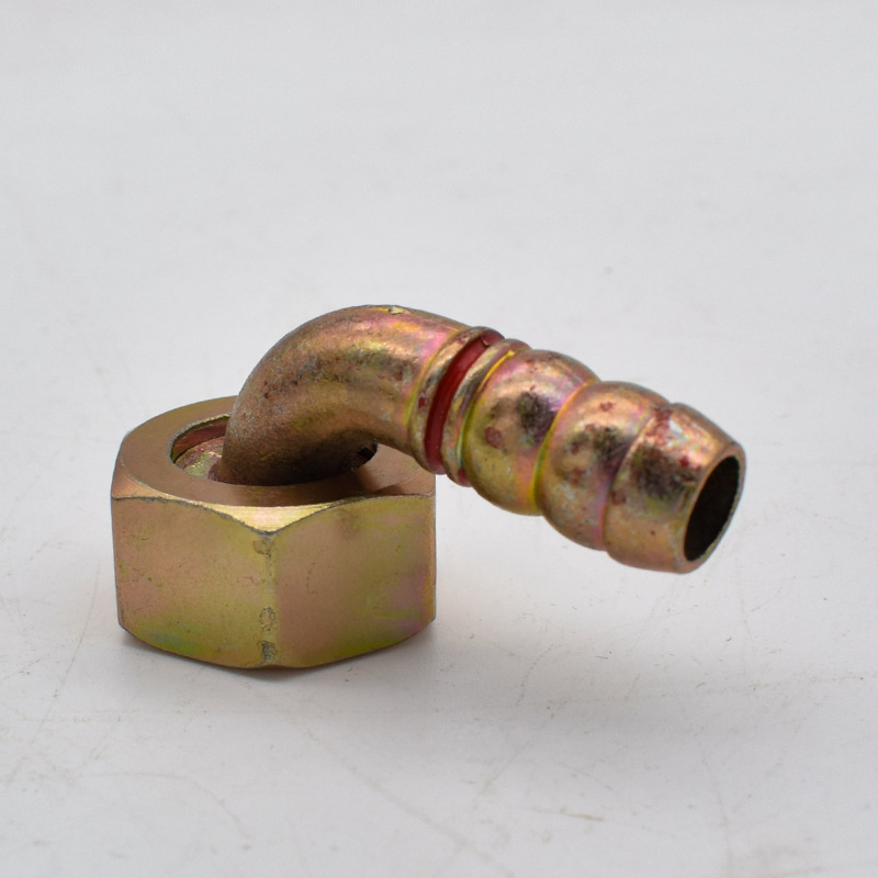 燃气灶万向接头软管连接进气弯头活接螺口转插口煤气灶配件