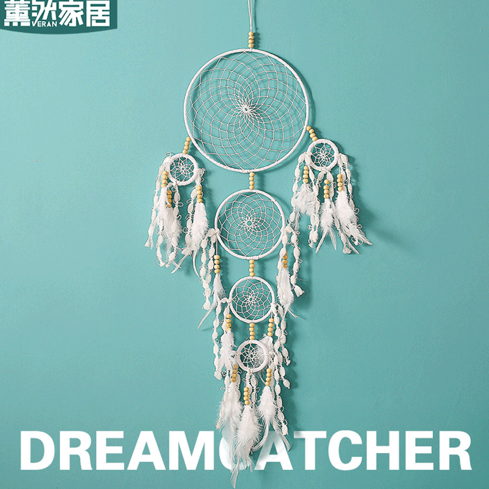 Ins Pendant Creative Home Decoration Room Wall-Mounted Japanese Wind Chimes Large Dreamcatcher Decorative Gift Gift Xr170