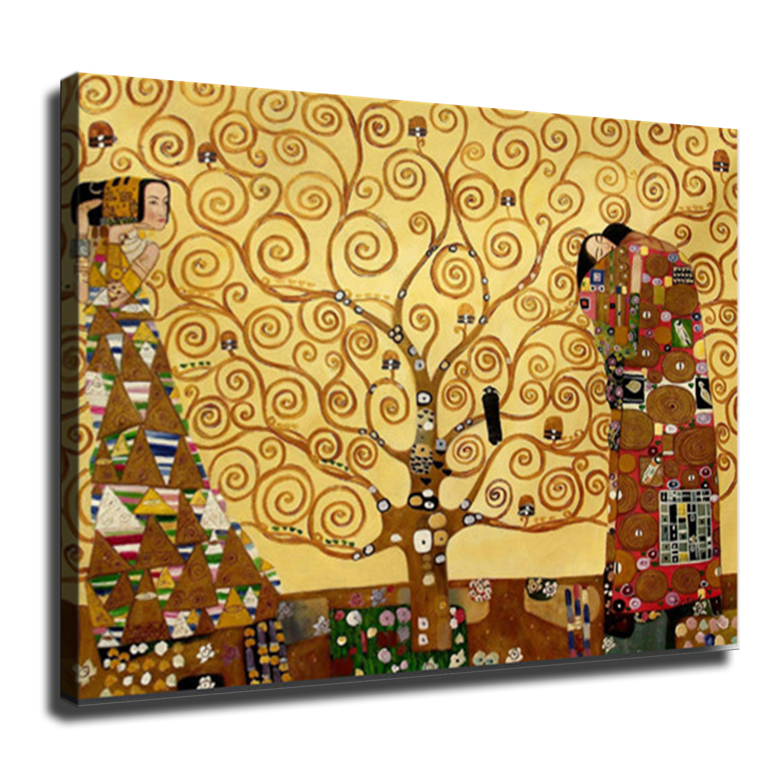 家居装饰画现代画简约生命之树,古斯塔夫·克里姆特挂画可定制