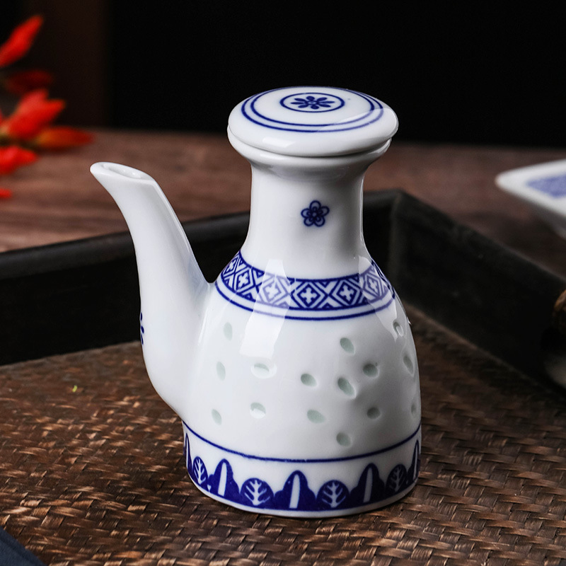 青花-醋壶