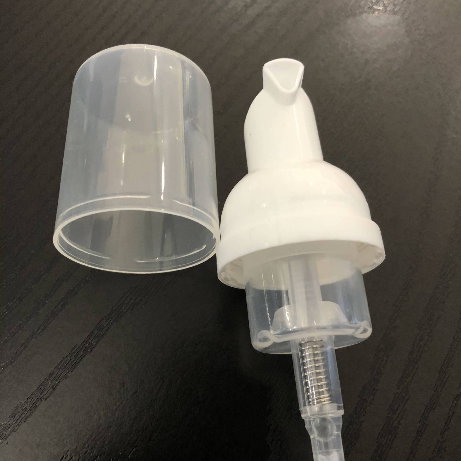 30牙泡沫泵 塑料喷头洗面奶慕斯按压头 洗手液起泡按压式泡沫泵头