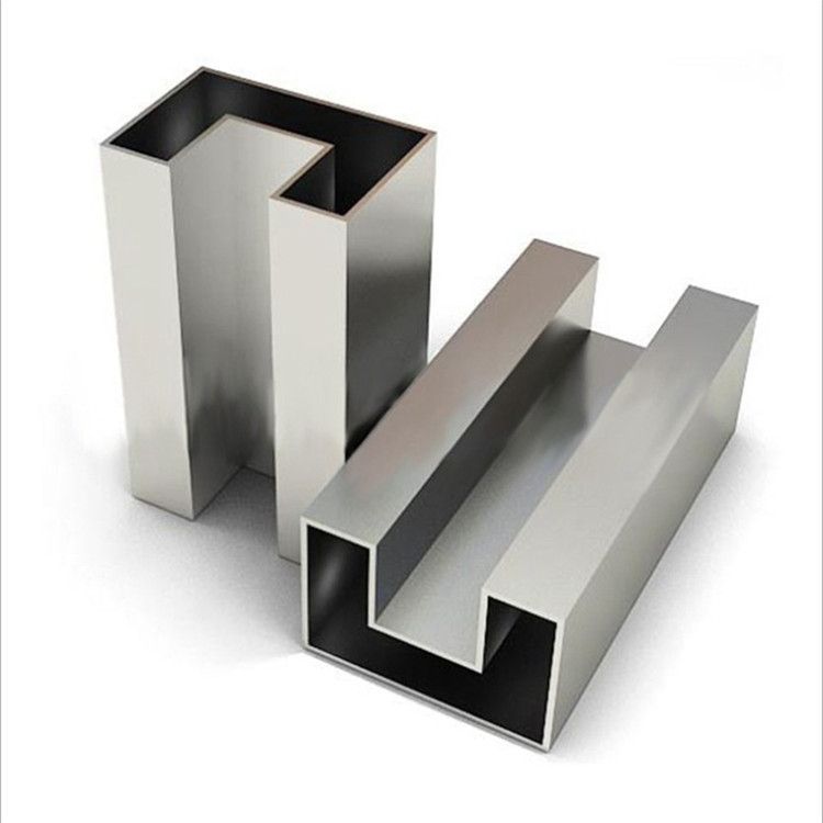 304不锈钢凹槽方管40*40槽深15*15 拉丝方槽管40*60槽宽20*20