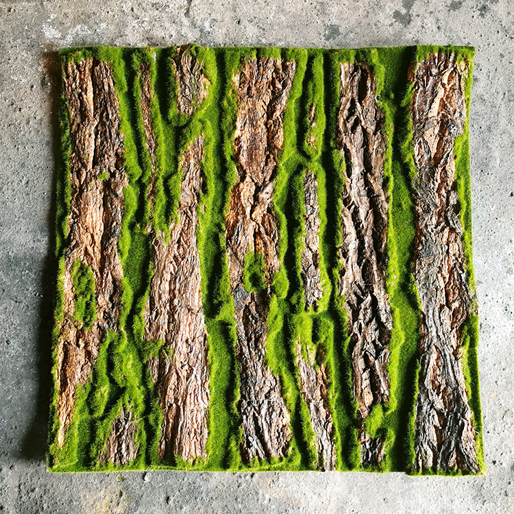 产地货源 苔藓树皮 仿真树皮 木屋室内外天然造景 遮挡墙壁