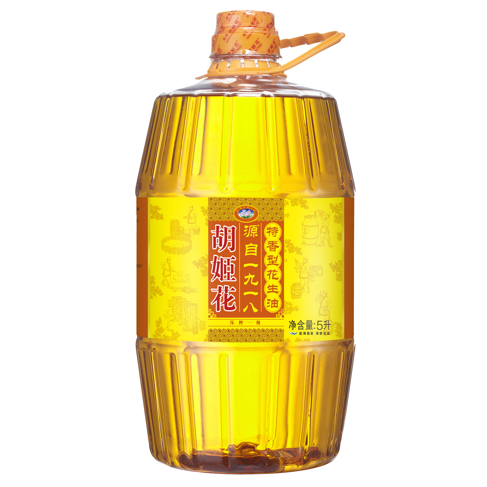 胡姬花 古法花生油5l/桶