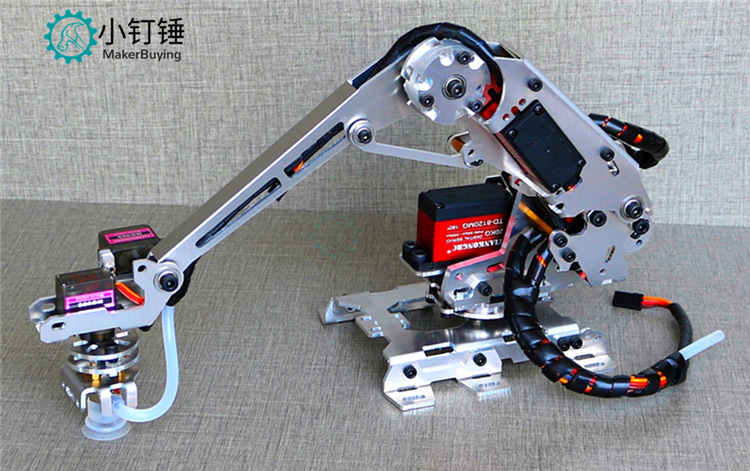 机械臂 机械手臂 多自由度机械手 工业机器人模型 六轴机器人 202