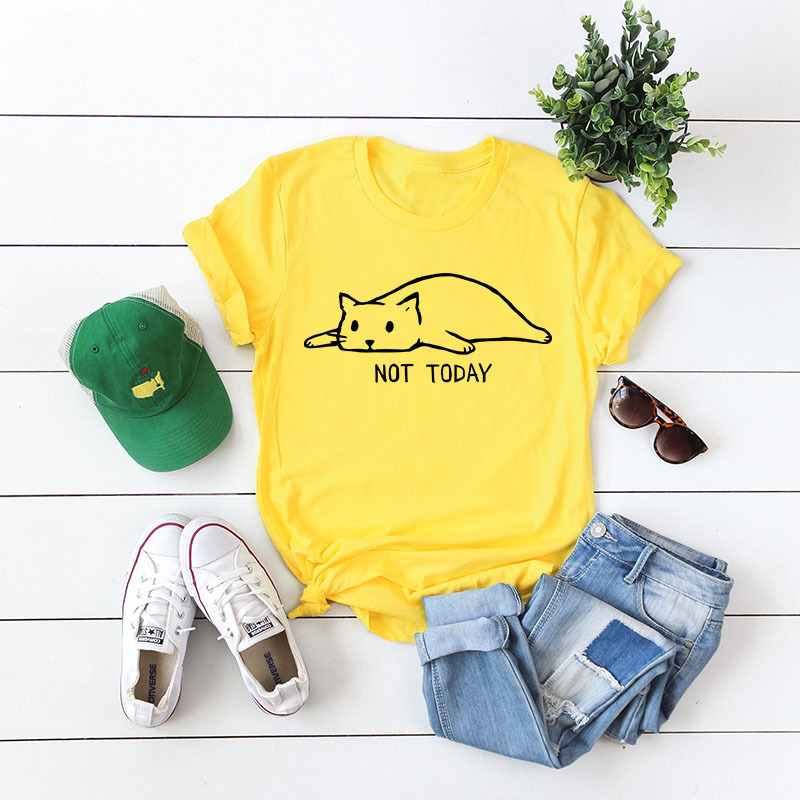 not today cat t-shirt 5