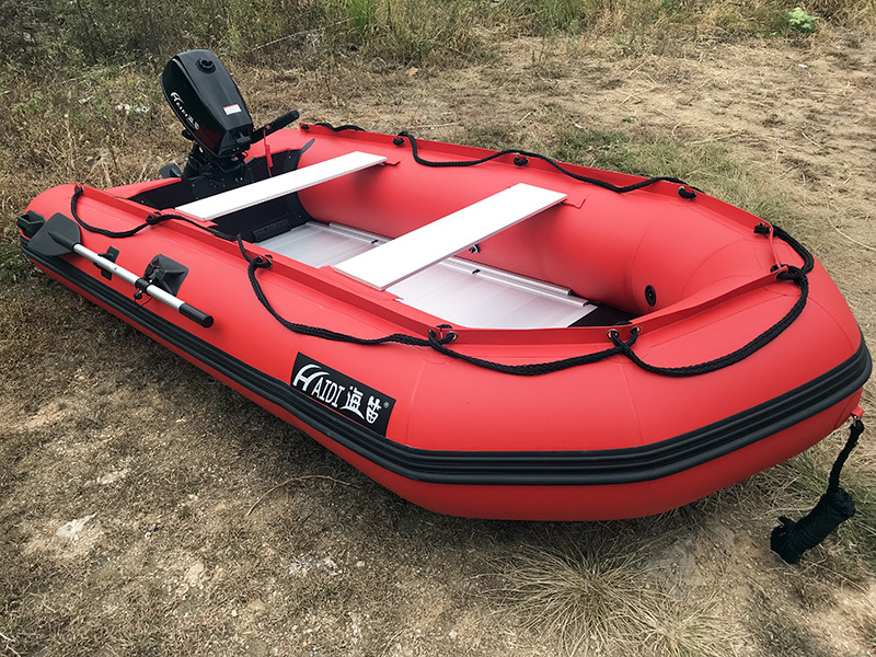 新款海笛铝合金冲锋舟 橡皮艇救援皮划艇 防汛充气船马达船救生艇