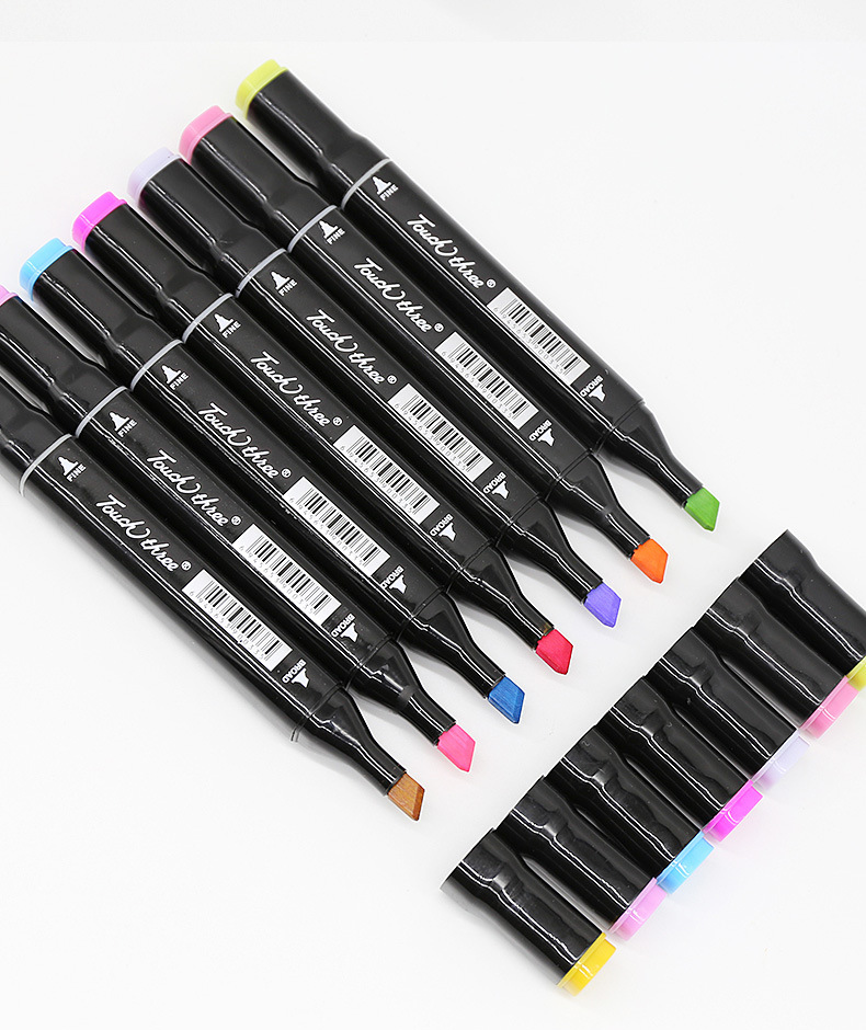 凡迪双头油性马克笔单支 touch动漫设计 学生手绘 pop绘画水彩笔