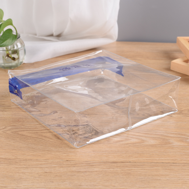 专业定制各种pvc透明拉链袋热压塑料软包装化妆品洗漱收纳袋定做