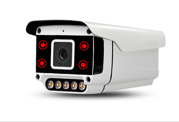 雄迈双光源全彩5mp监控暖光红外高清海思ipc网络枪机摄像头onvif