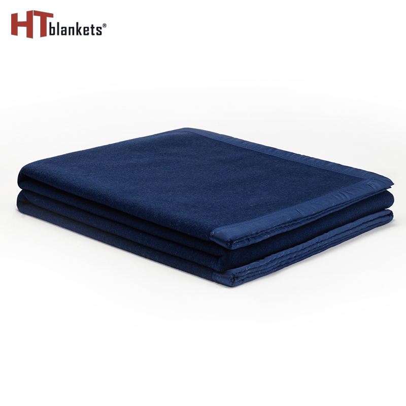 Processable Dark Blue Blanket for Outdoor Use Blanket Thickening Winter Cover Blanket