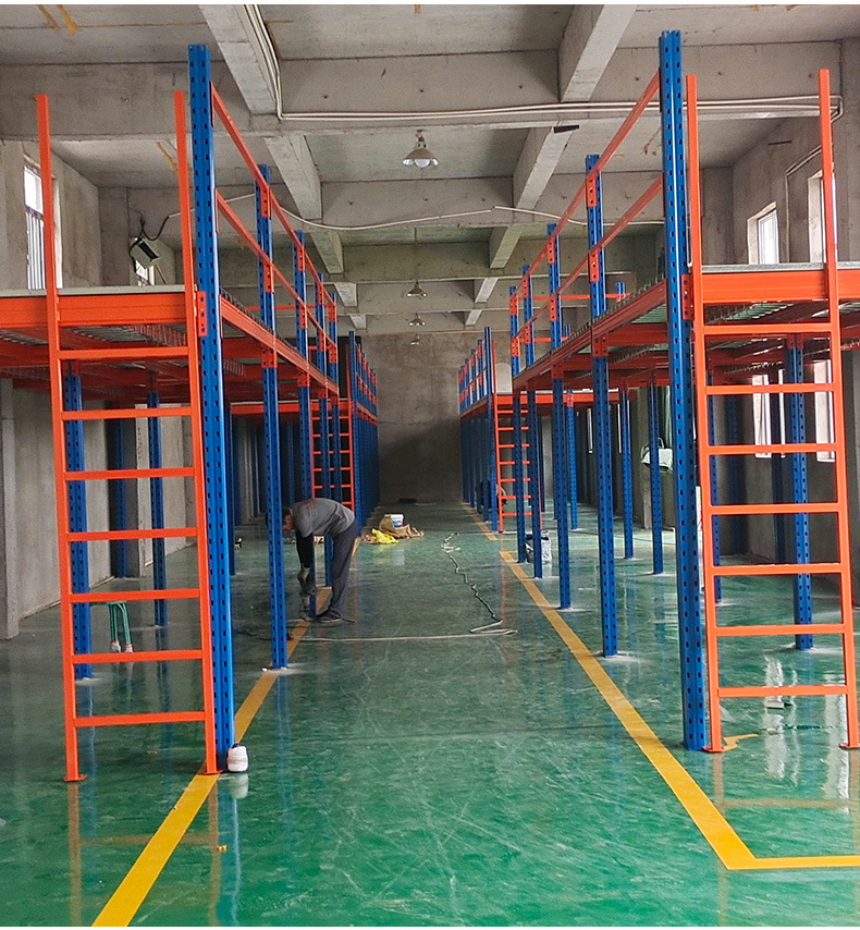 阁楼平台仓储货架置物架隔层重型货架可拆卸阁楼搭建仓库平台夹层