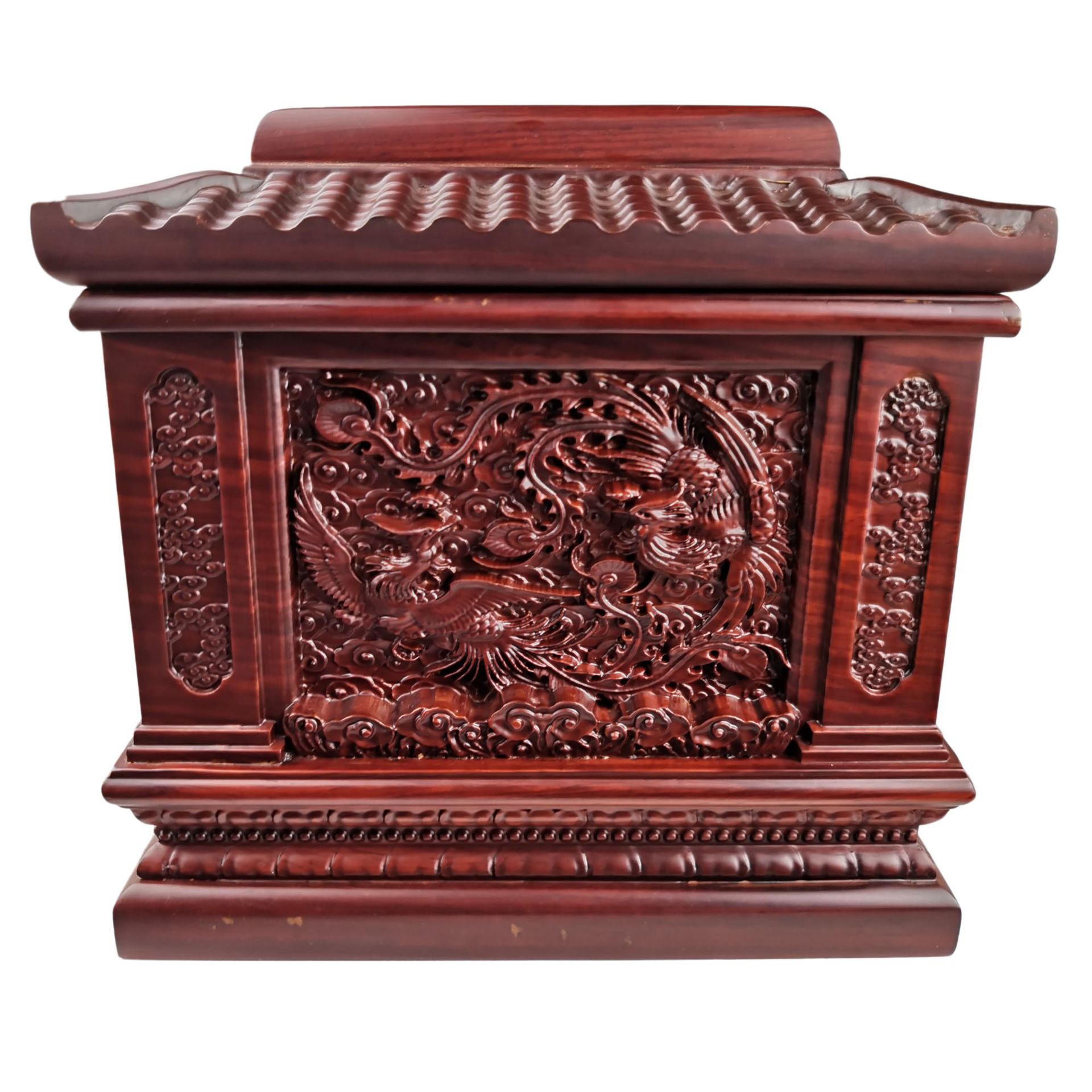 38cm凤舞九天【二十多年的专业厂家低价供应批发】殡葬用品骨灰盒