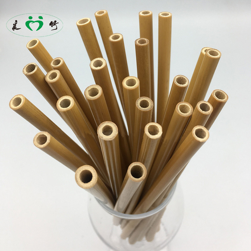 天然竹子吸管空心竹吸管青竹黄竹去皮竹支持厂家批发