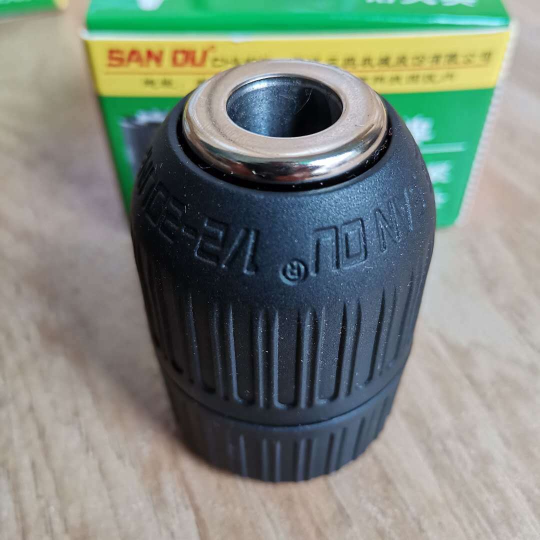 三鸥牌手紧钻夹头10/13mm微型电钻夹头 自锁钻夹头带丝手紧钻夹头