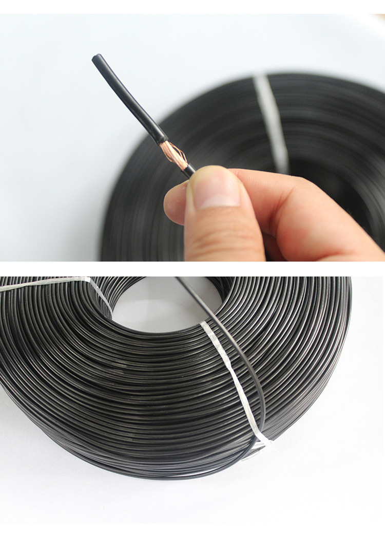 厂家批发syv-50双层屏蔽汽车线抗干扰电源线屏蔽线汽车内部连接线