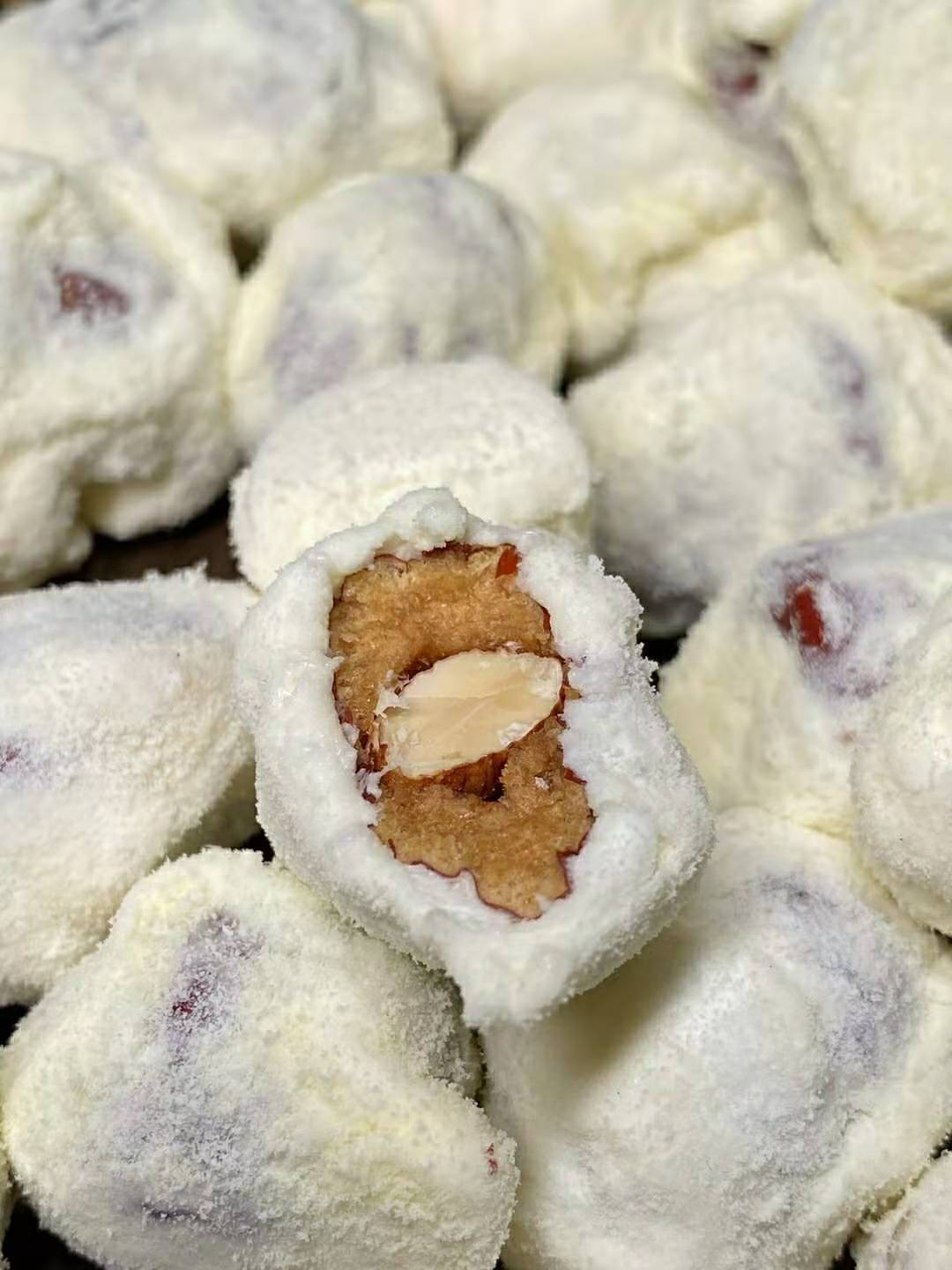 【网红小奶枣】夹心巴旦木小零食枣奶油奶酪红枣夹核桃仁包邮代发