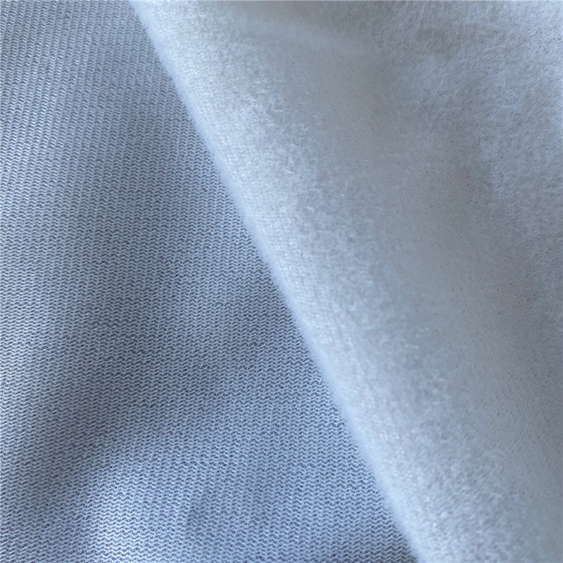 薄绒布经编布起毛圈绒面料w纹黑色现货当天可发用于沙发魔术贴布