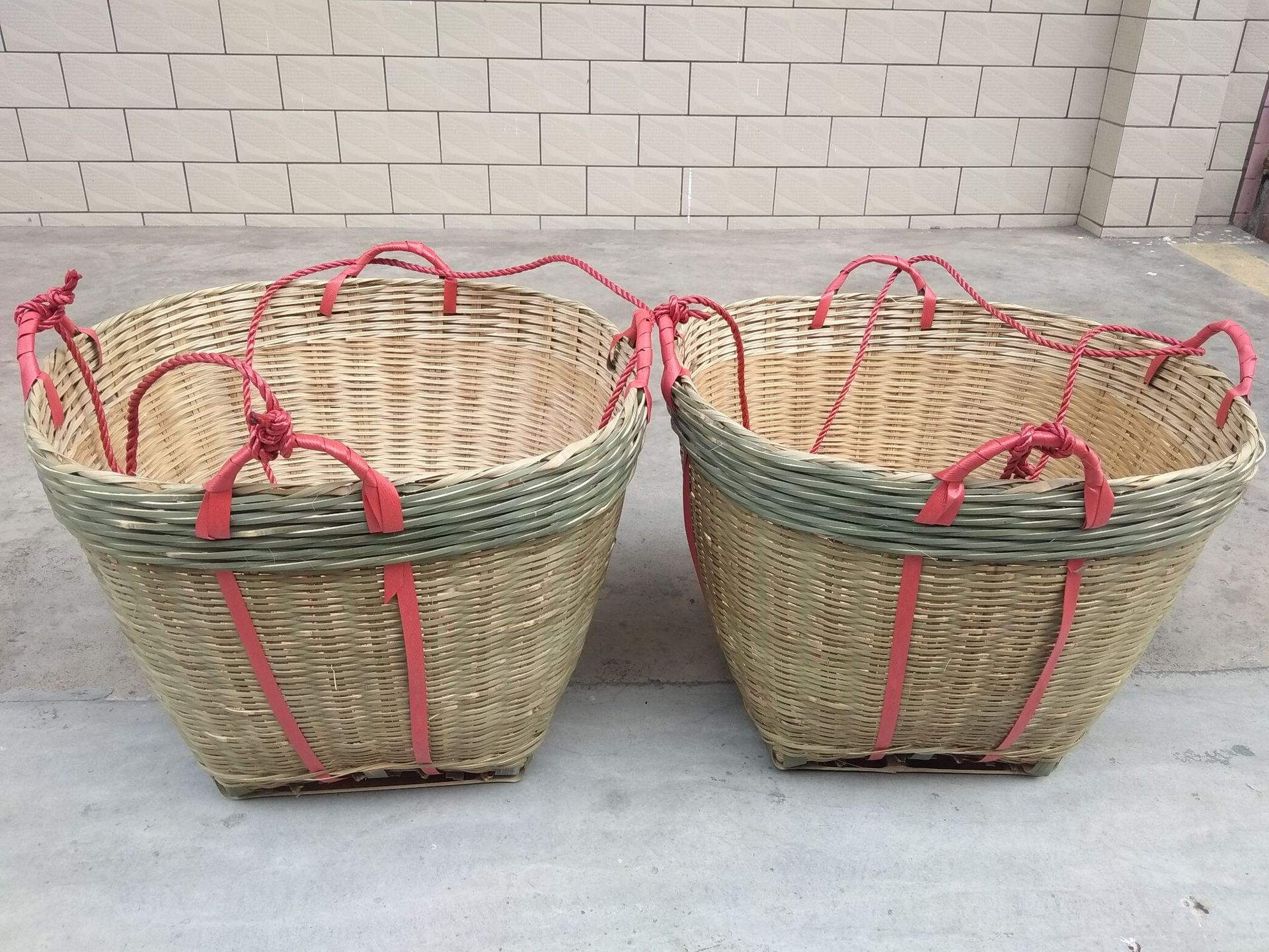 厂家直销产品竹编织竹箩 水果萝竹萝筐淘米箩谷箩杂物竹箩筐